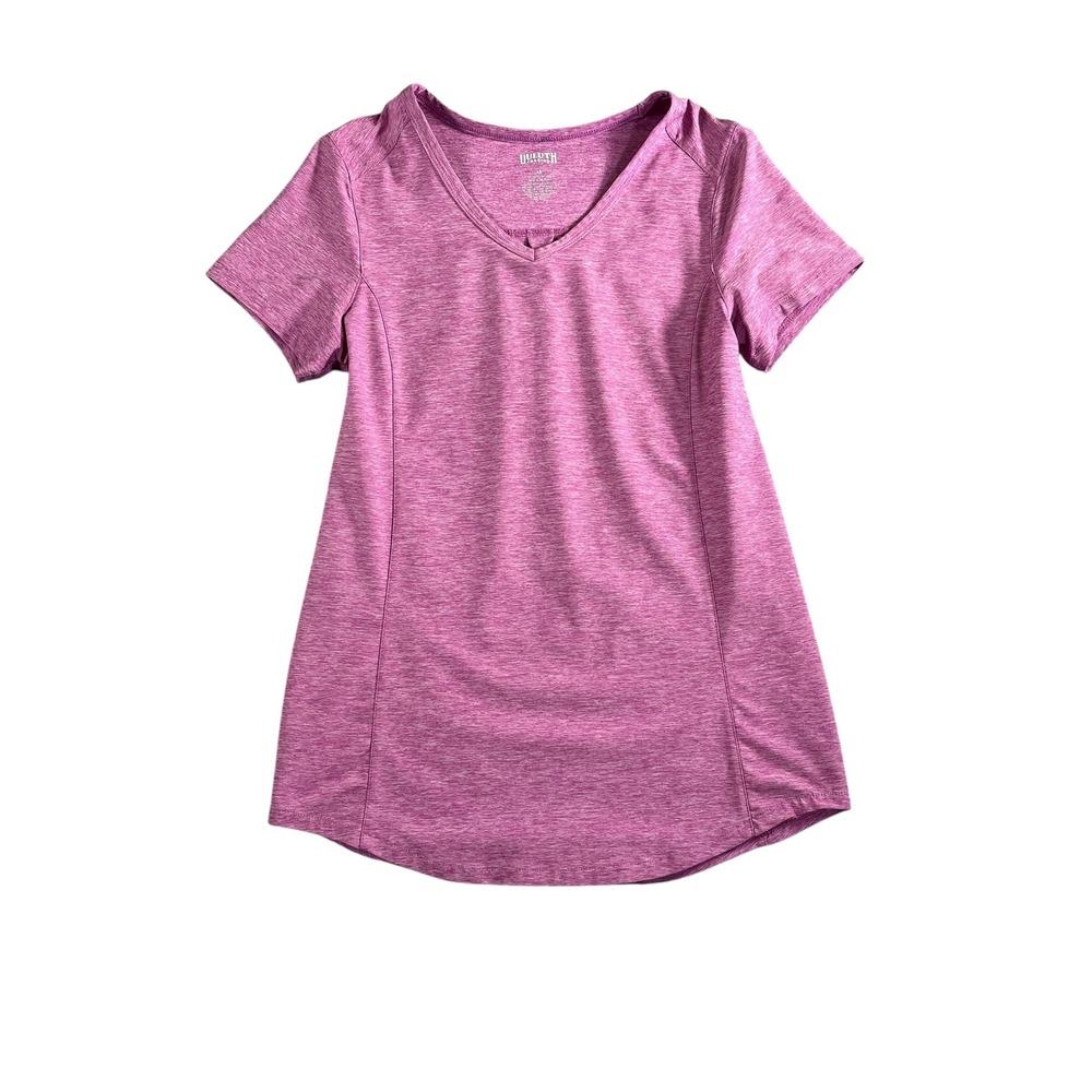 Duluth Trading Company Women's Armachillo Short Sleeve‎ V-Neck T-Shirt Size XS